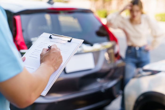 worry about insurance after car crash
