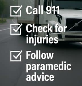 What to do after truck accident